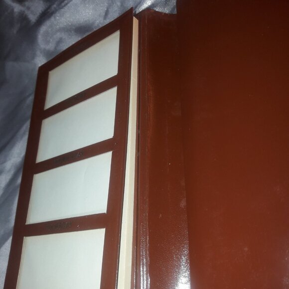 Vintage Leather Planner Daily Organizer Diary Address Book Embossed Lion 50s - Picture 5 of 12